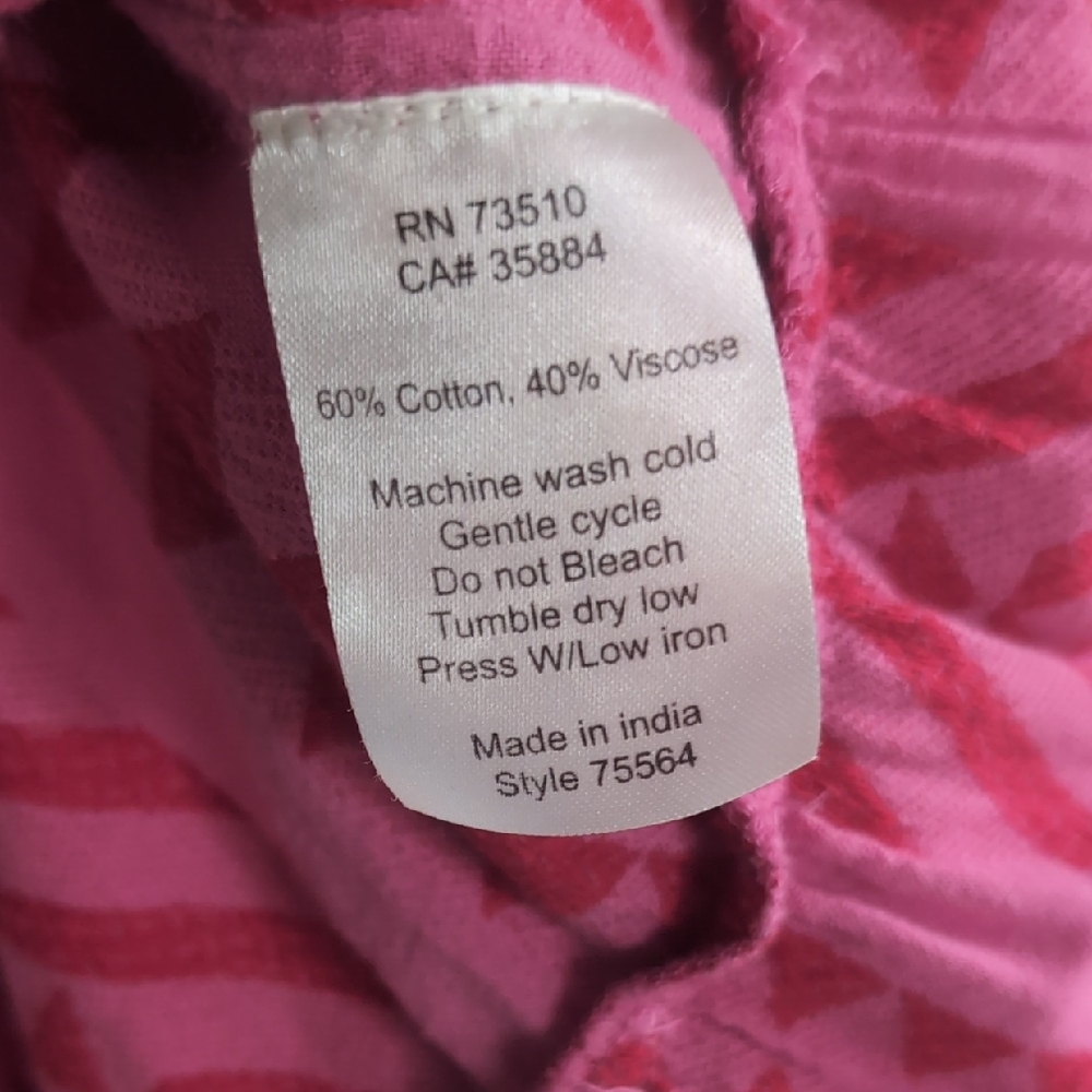 Pink Geometric Pattern Dress - Picture 3 of 12